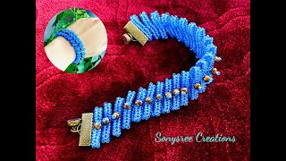 Herringbone Party Bracelet || DIY Beaded Bracelet || Herringbone Beaded Bracelet