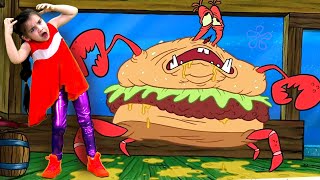 Krabby Patty Creature Feature! 😱  SpongeBob
