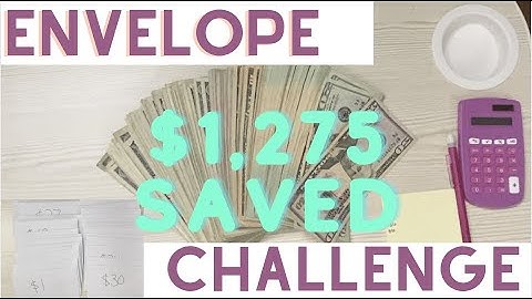 Opening the 50 envelope challenge $1,275 #envelopechallenge #budgeting #savings #moneychallenge