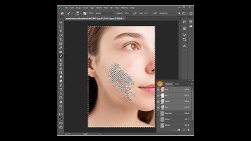 High-End Skin Softening in Photoshop - 30 Second less | Face ko Smooth kare | Remove Pimple #short