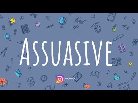 Video: Assuasivo è una parola vera?