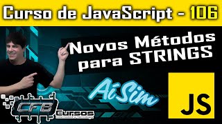 Celebrity Novos métodos para String em Javascript - Curso de Javascript - Aula 106 Profile