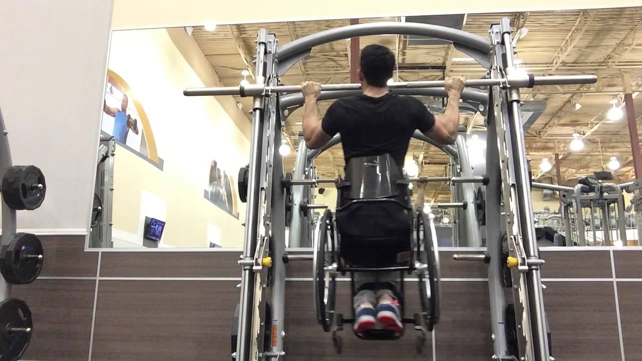 Typewriter pull ups with wheelchair YouTube