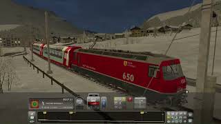 Train Sim Rhb Celerina - Bever Winter