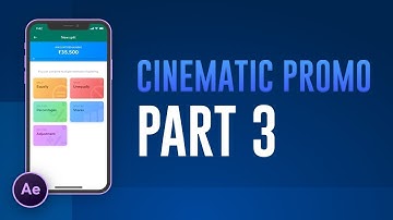Mobile App UI Animated Promo Video - After Effects Tutorial [Part 3]