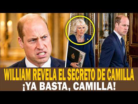 William ABANDONA el Palacio tras descubrir que Camilla alteró secretam el registro privado de Diana.