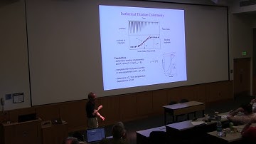 2018 Penn State Bioinorganic Workshop Lecture 12 Isothermal Titration Calorimetry Dean Wilcox