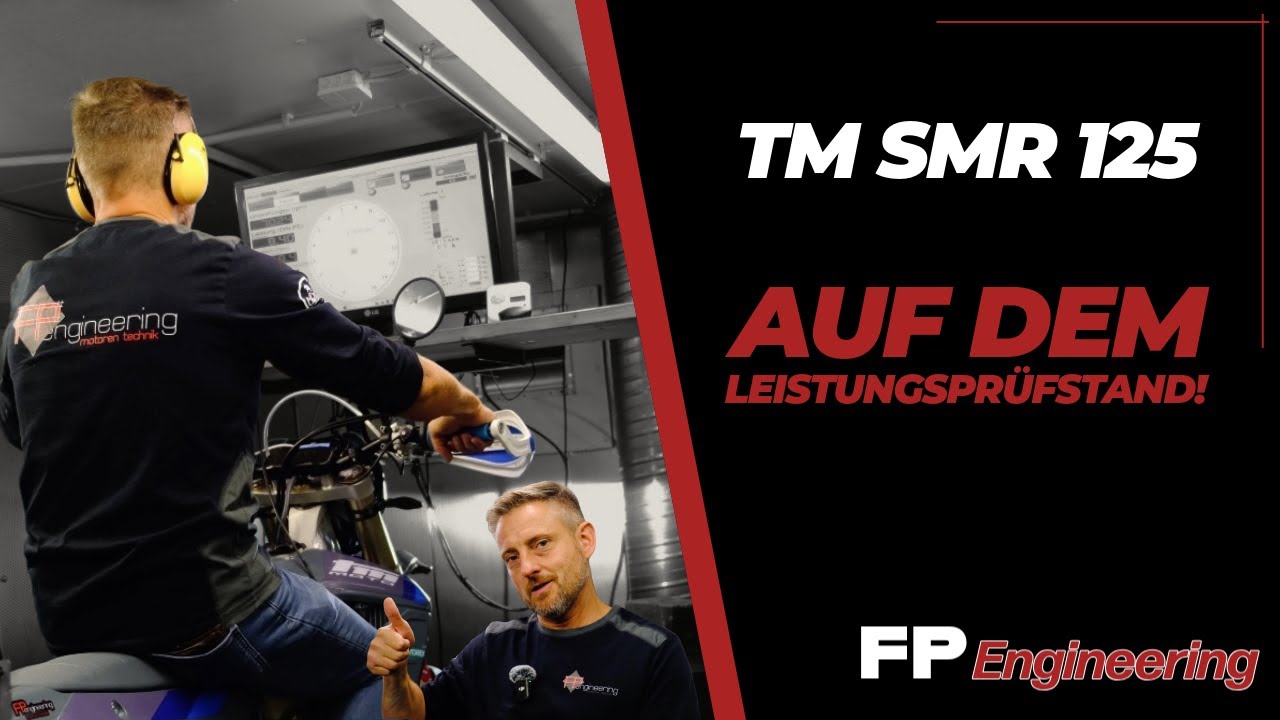 DIE NEUE TM SMR 125 ES FI 2T AUF DEM LEISTUNGSPRÜFSTAND I FP ENGINEERING
