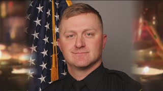 Law Enforcement Gathers For Deputy Gibson Procession