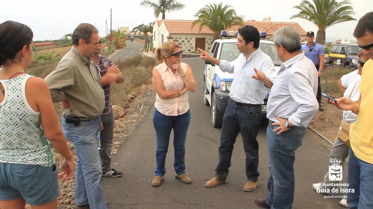 Incendio Guía de Isora zona de Vera de Erques y centro de coordinación