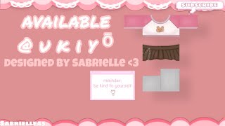 Roblox speed design | pink n white bear top w/ brown skirt screenshot 3