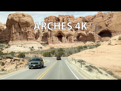 Arches National Park - Scenic Drive 4K HDR 