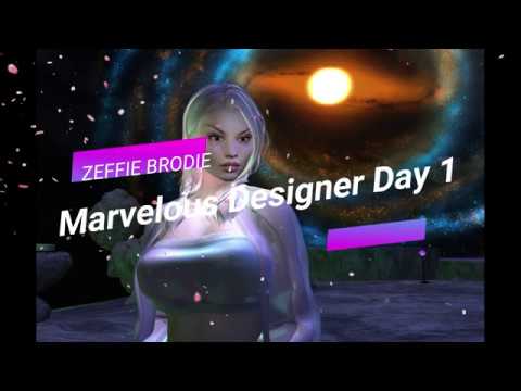 Update: my Second Life and trying out Marvelous Designer (first day new ...