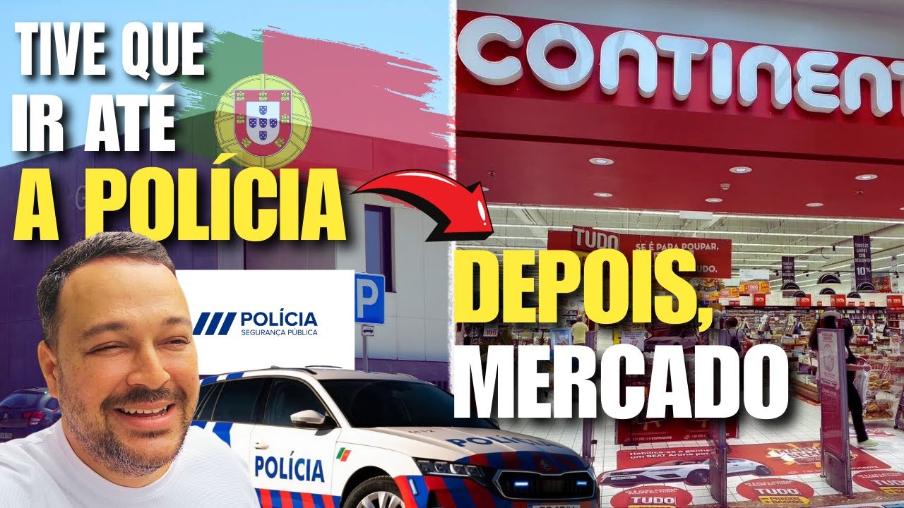 INFORMAÇÕES NA POLÍCIA EM PORTUGAL | COMPRAS NO SUPERMERCADO COM 15% DE DESCONTO