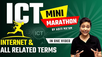 NTA UGC NET 2022 | ICT Mini Marathon 🔥| Internet & Related terms | Paper-1 by Aditi Ma