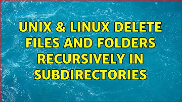 Unix & Linux: Delete files and folders recursively in subdirectories (3 Solutions!!)