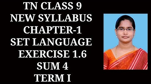 9th std maths chapter-1 set language | Exercise 1.6 (4th sum) | samacheer year 2020-2021