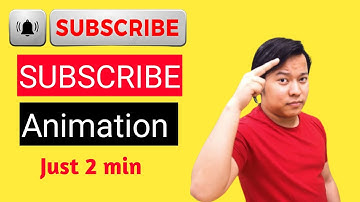 😘 How To Make Subscribe Animation Like Ruok FF | Subscribe Animation Button | Tech Support