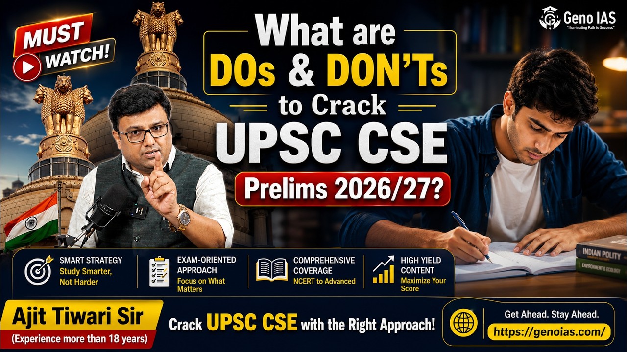 What are DOs & DON'Ts to Crack UPSC CSE Prelims 2025/26? #upsc # ...