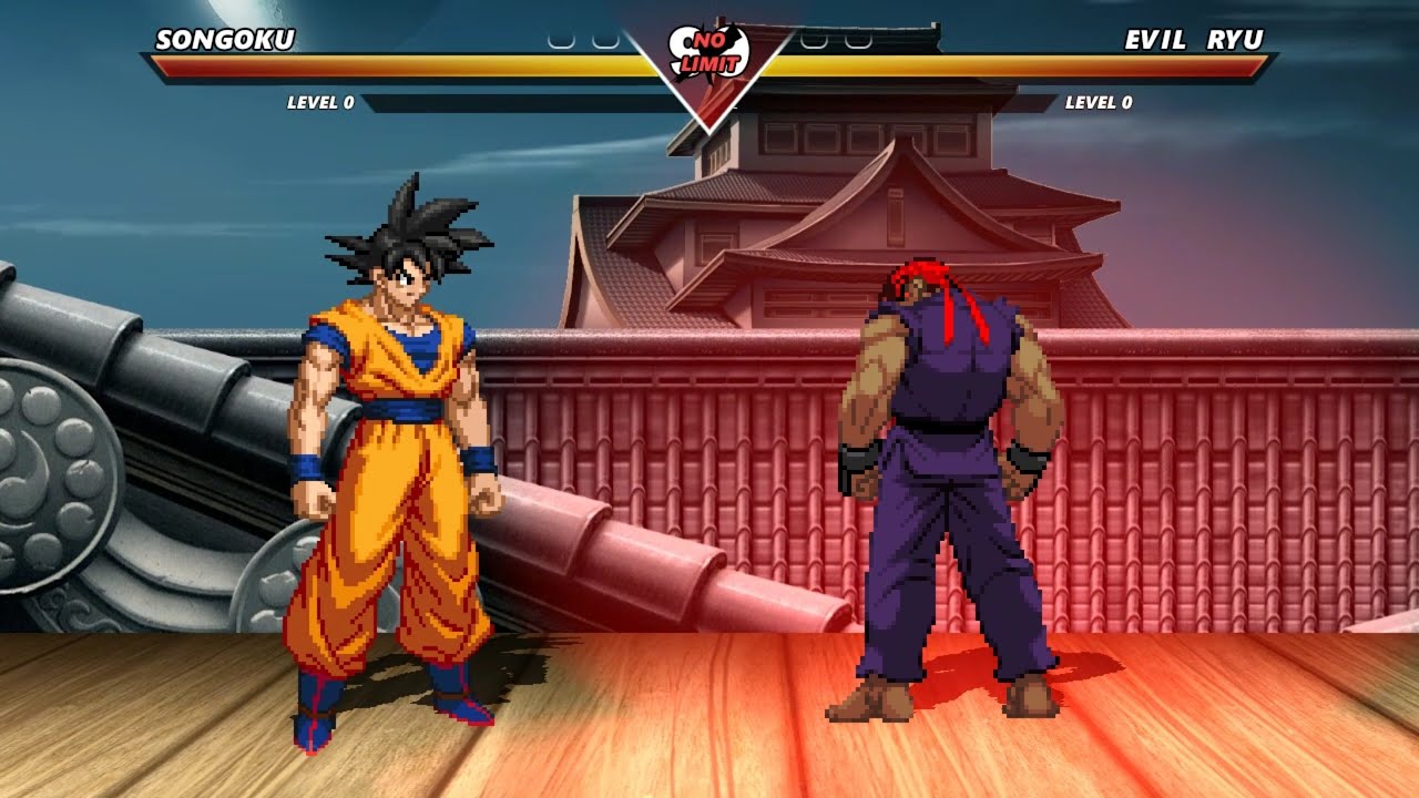 GOKU vs EVIL RYU - Highest Level Insane Fight‼️