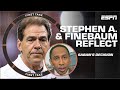 Stephen A.’s GREATEST moment with Nick Saban + Paul Finebaum’s reaction | First Take