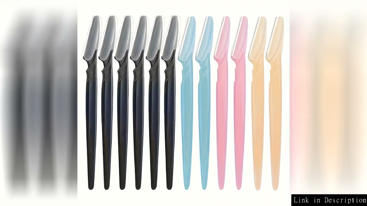 3/5/6/10/12 Piece Multi-Purpose Eyebrow Shaver Set - Gentle Facial Hair Trimmer Easy Grooming and Sh