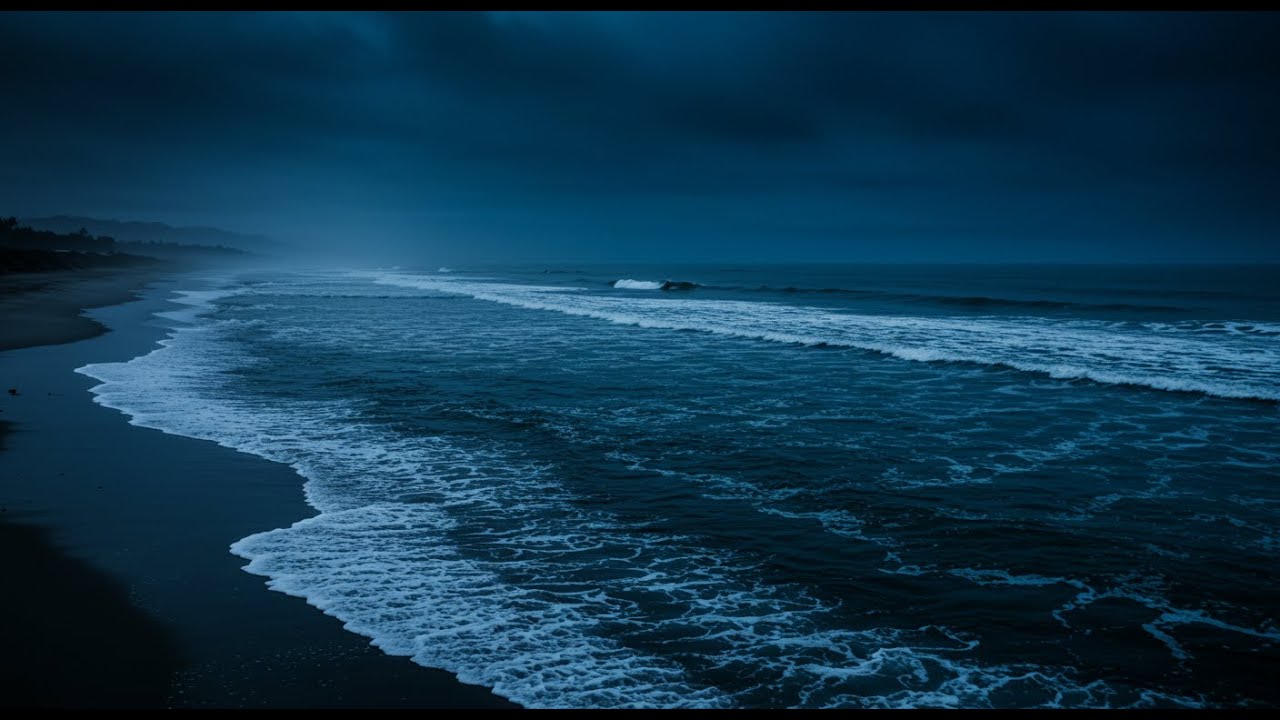 DRIFT INTO DEEP SLEEP INSTANTLY • Calm Night Music with Gentle Ocean Waves 🌊