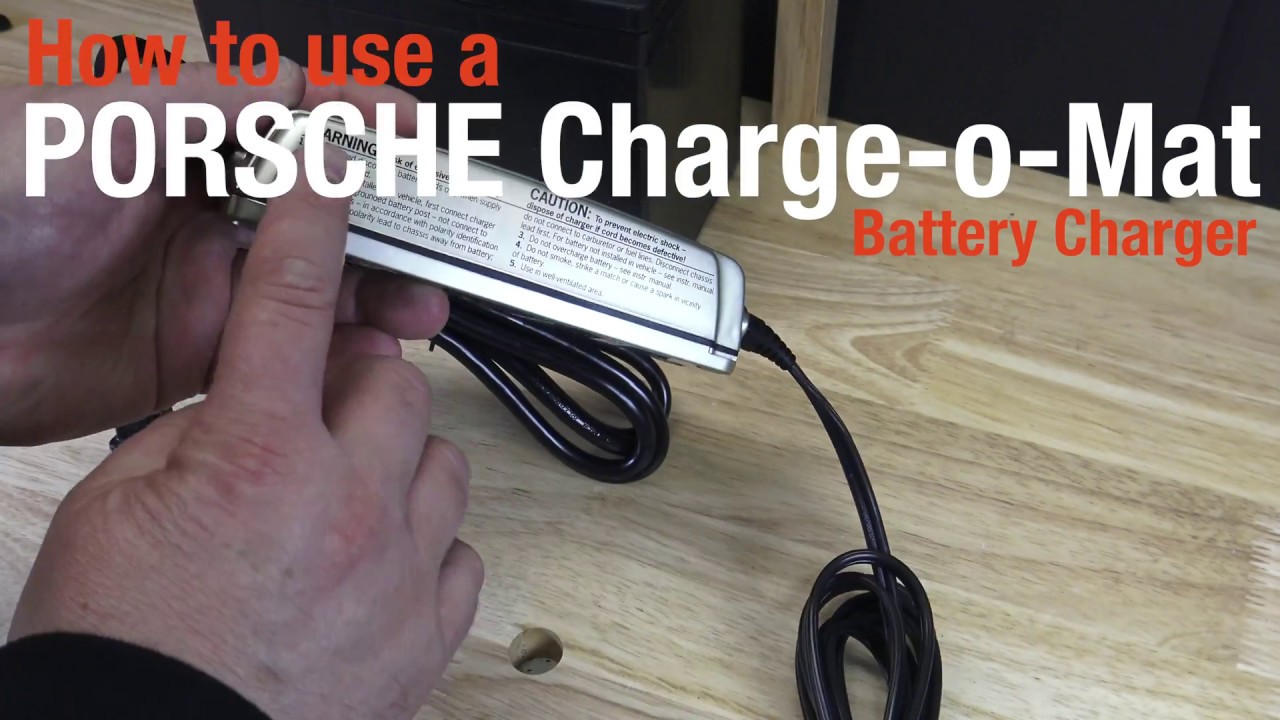 Porsche Battery Charger - How To Use It 