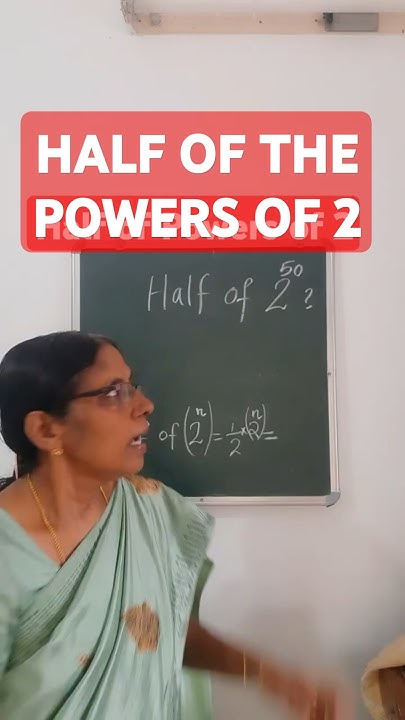 Half of the powers of 2 #easy #maths #psc #school - YouTube