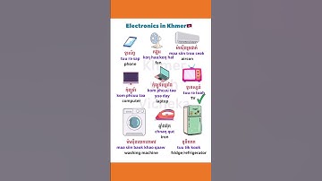 Electronics in Khmer🇰🇭.           #electronics#learnkhmer #khmerlanguage#shorts #culture#cambodia