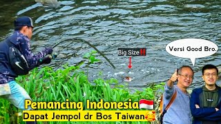 Momen Pe Satu Saat Casting Ikan Gabus Dapat Besar Langsung Di Datangi Warga Taiwan