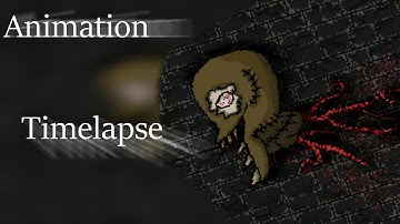 -Pixel art- Monster animation timelapse