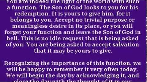 Workbook Lesson 63 - ACIM