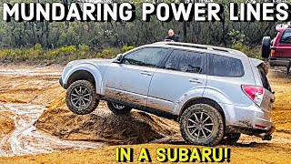 Mundaring Powerlines offroad Subaru Forester XT VS Toyota Fortuner and Surf offroad and trail repair