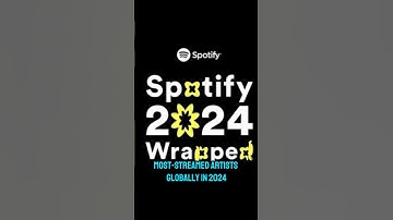 Spotify Wrapped 2024: Most-Streamed Artists Globally in 2024 #spotify #taylorswift #shorts #fypage