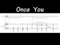 Jacob Collier - Once You (Transcription)