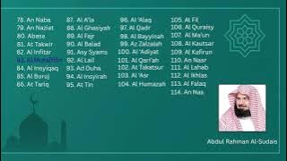 (TANPA IKLAN / WITHOUT ADS) Q.S 83. Surat Al Mutaffifin - Abdurrahman as-Sudais