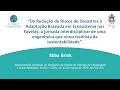 Seminário CSRio - Da Redução de Riscos de Desastres à Adaptação baseada em Ecossistema nas Favelas