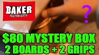 Baker Skateboards $80 MYSTERY BOX - Unboxing!