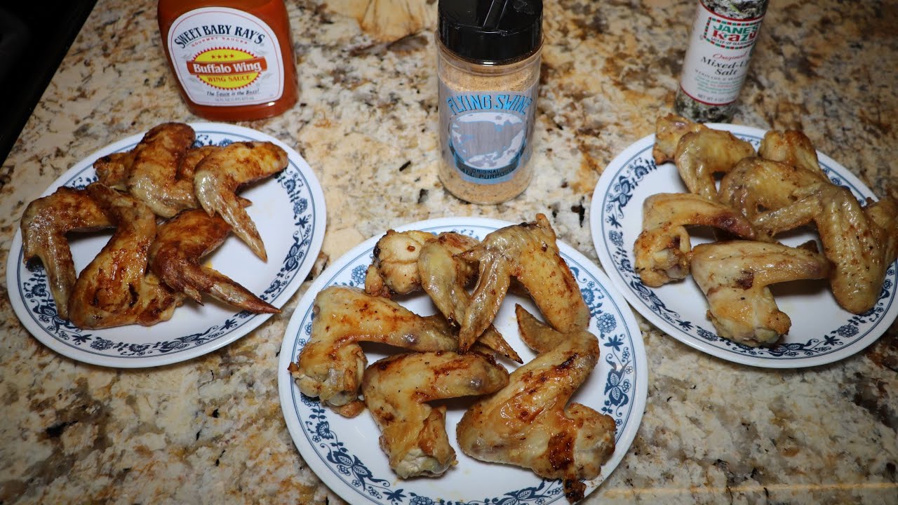 Air Fryer Wings 3 Ways Salty, Sweet, And Warm - YouTube