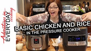 Basic Pressure Cooker Chicken & Rice  Adventures in Everyday Cooking