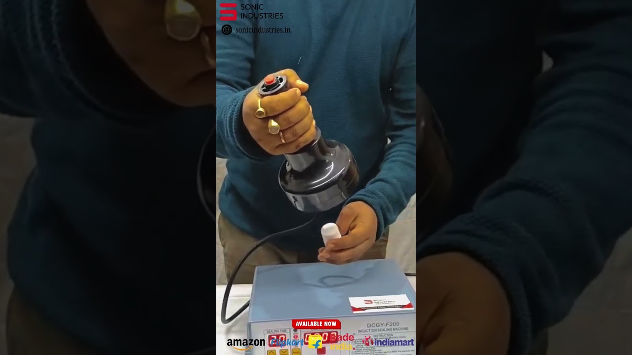 Sonic Industries Induction Sealing Machine for Sealing Bottle Wad – Worth the Hype.