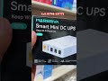 MARSRIVA KP3 10000mAh Smart Mini DC UPS for Router | Alif Network  #KP3 #MiniDCUPS #MarsrivaKP3