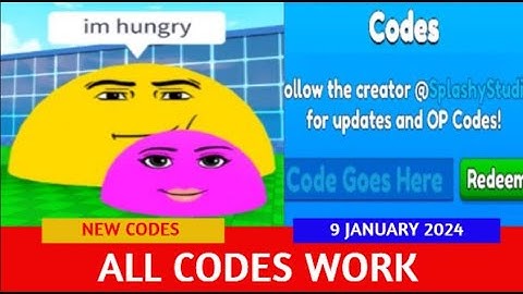 *ALL CODES WORK* Eat Blobs Simulator ROBLOX | NEW CODES | JANUARY 9, 2024