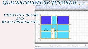 Creating Beams with Quickstructure