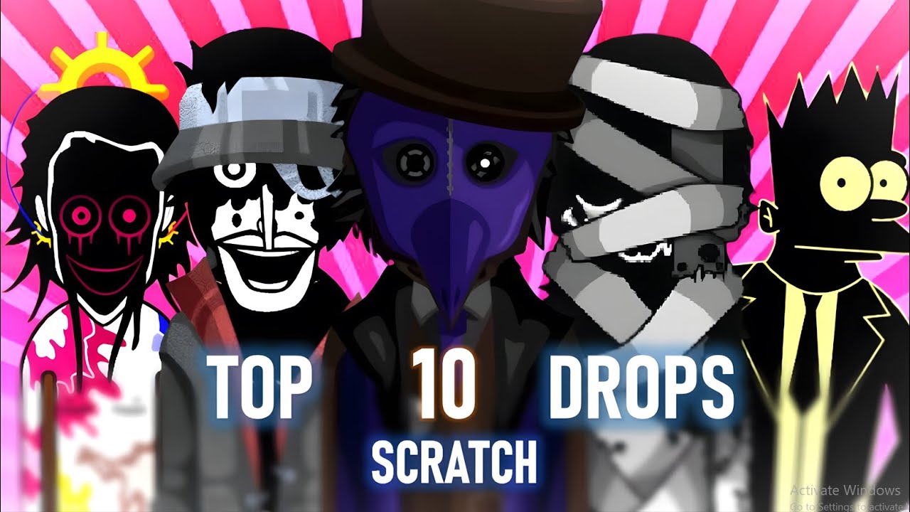 TOP 10 INCREDIBOX DROPS 🔊😱 | Incredibox SCRATCH Mod
