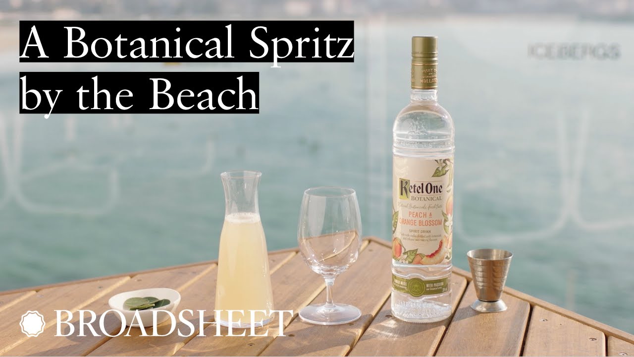 A Botanical Spritz by the Beach