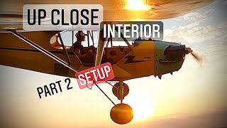 Real Close UP | Piper J3 Cub | Interior Setup
