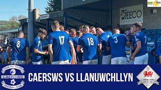 Caersws FC Vs Llanuwchllyn - Goals & Trophy Lift