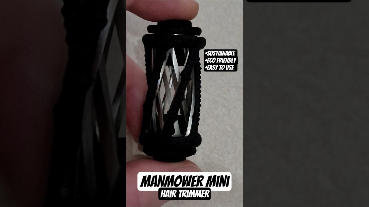 Manmower Mini : Portable Hair Trimmer. Sustainable, Eco Friendly and Easy to Use 